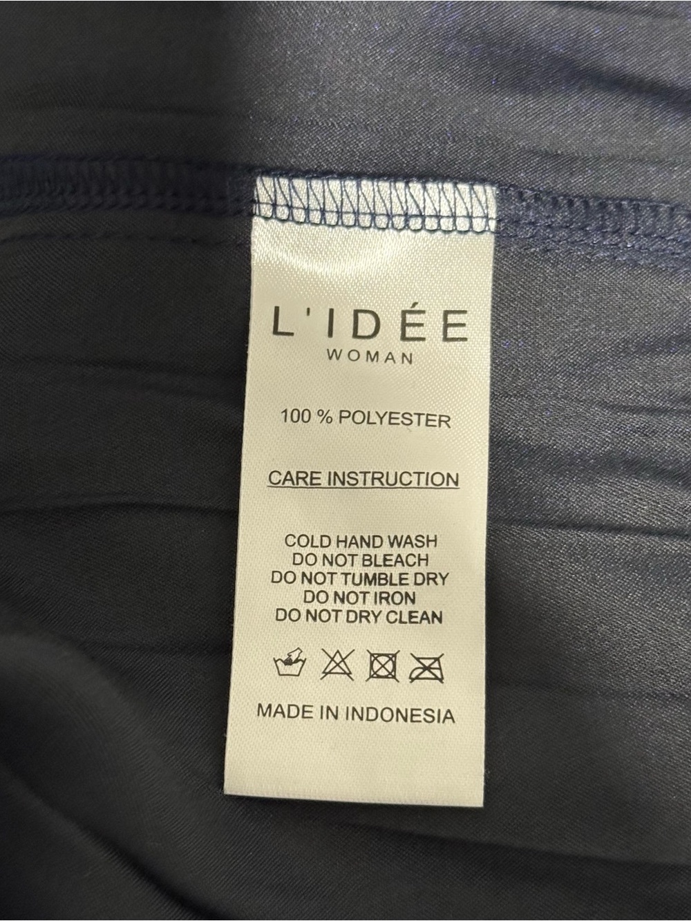 L'IDÉE Masquerade Deep Navy Pleated Strapless Maxi Dress XS NWT Read Description - Picture 14 of 16